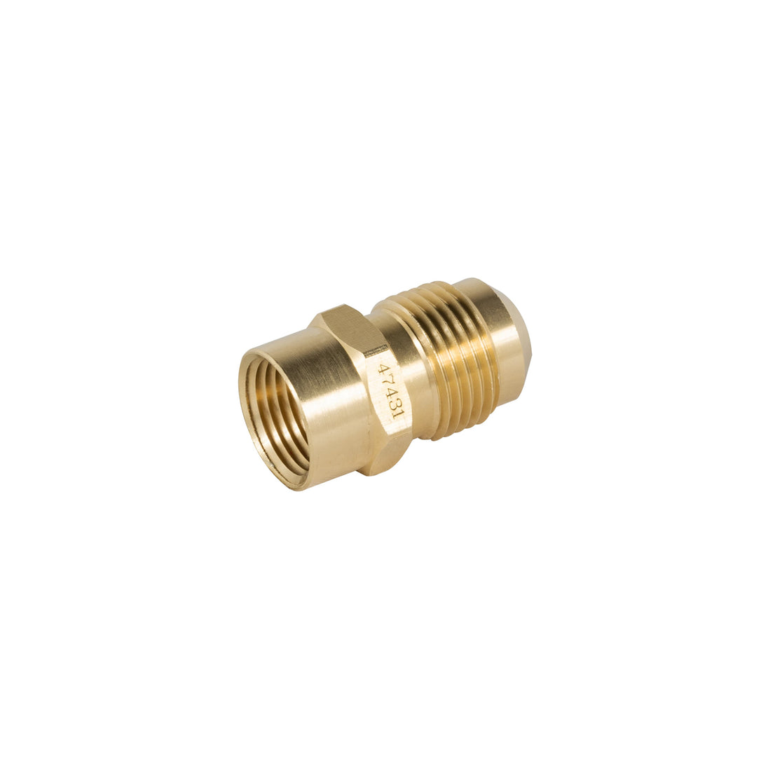 CLG-494 Niple campana de latón de 1/2" X 3/8", FOSET