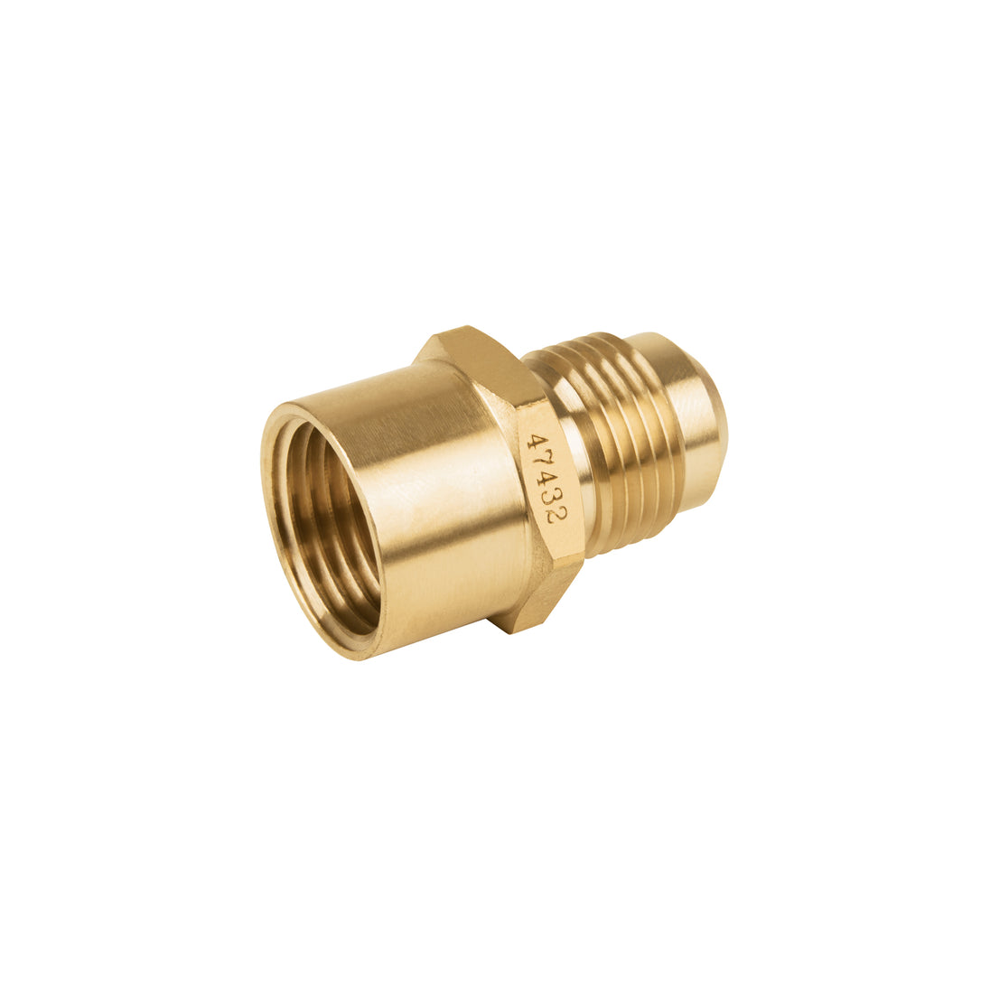 CLG-495 Niple campana de latón de 1/2" X 1/2", FOSET