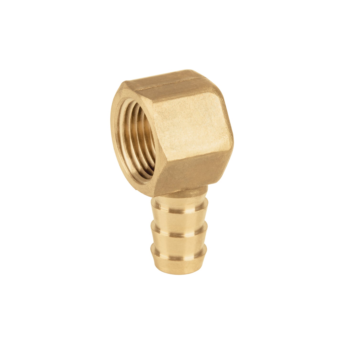 CLG-521E Codo estufa a 90° de latón con espiga de 3/8", FOSET