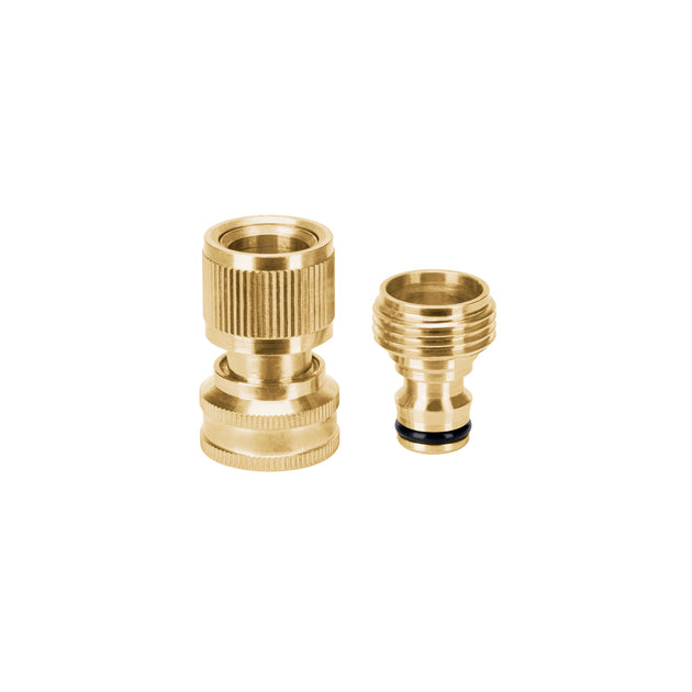 CLICK-ACCM Conector 3/4" rápido de latón manguera-acc. sistema click
