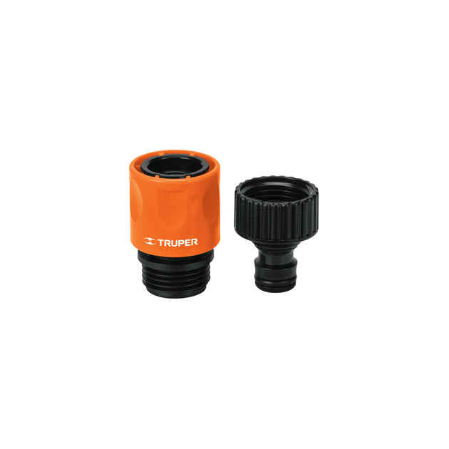 CLICK-GR Conector 3/4" rápido de ABS grifo-manguera sistema click
