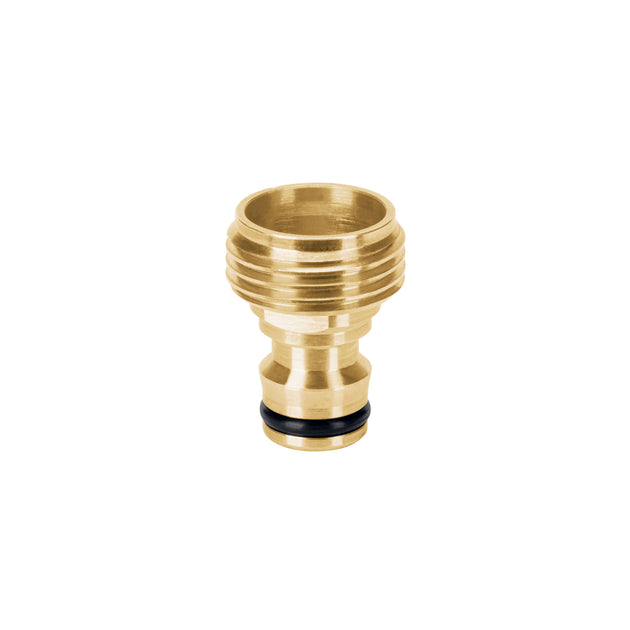 CLICK-MM Conector 3/4" rápido macho de latón, sistema click, Truper