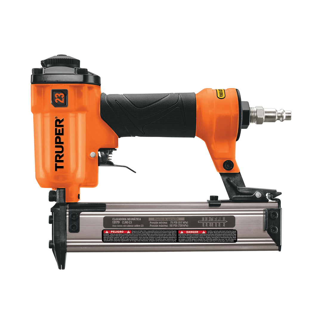 CLNE-23 Clavadora neumática, profesional, calibre 23, Truper