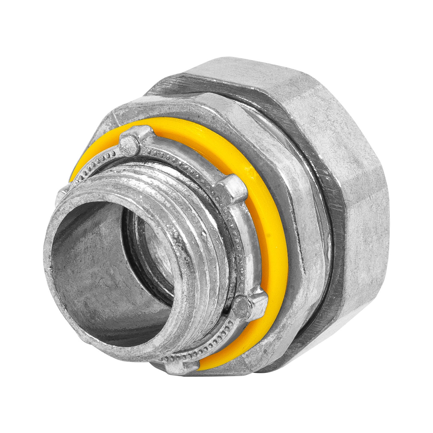 CLQ-1/2R Conector recto 1/2" para tubo liquid tight, VOLTECK