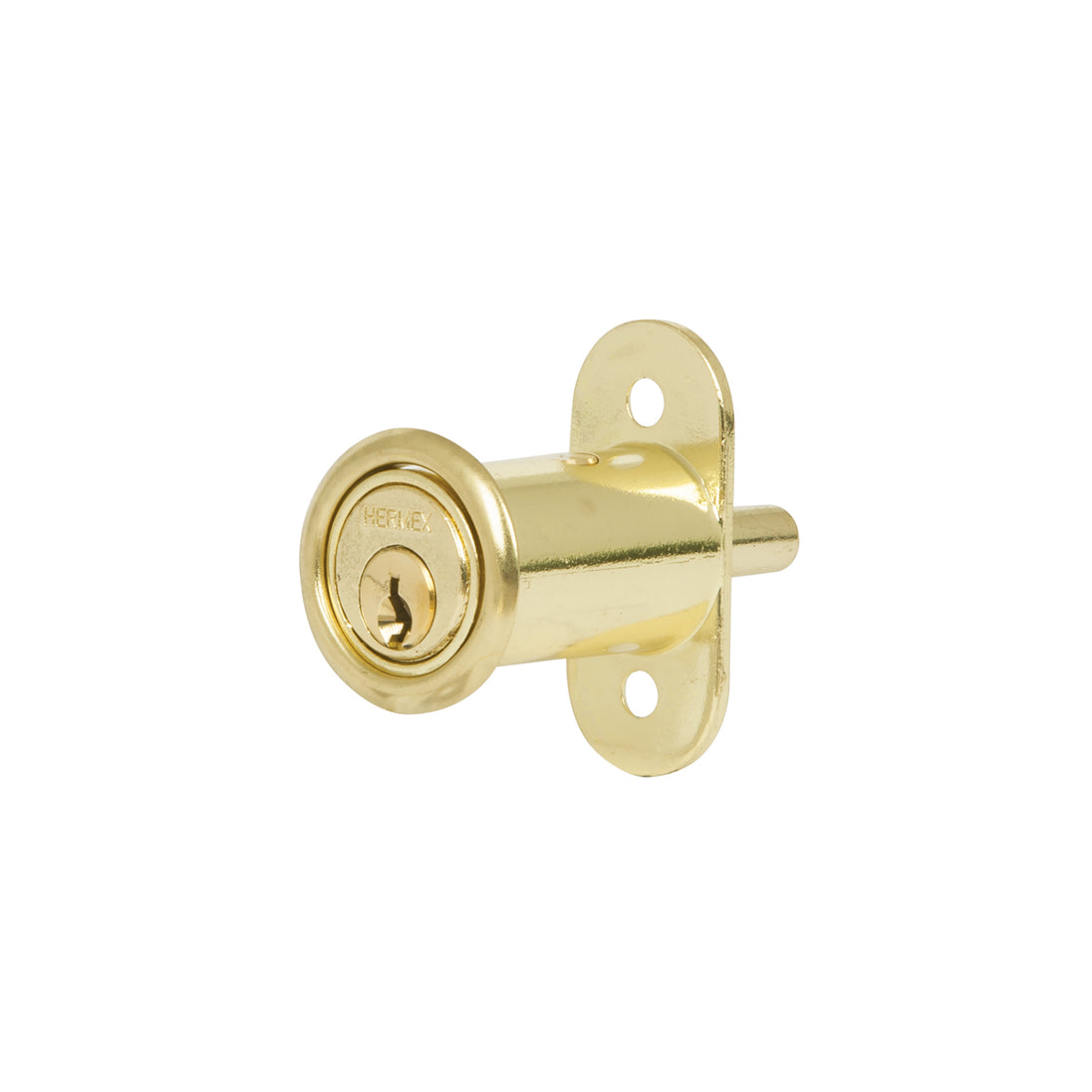 CM-20L Cerradura para mueble, modelo 20, latón, HERMEX
