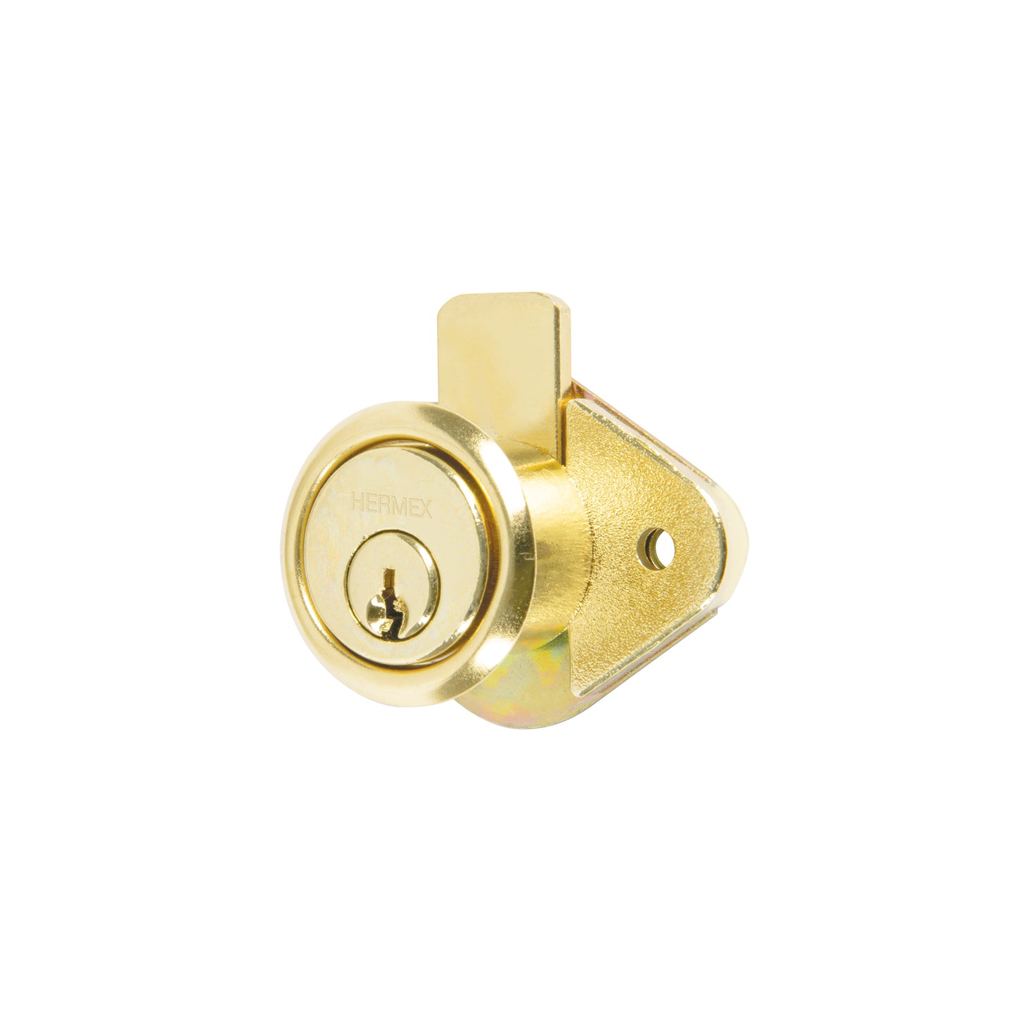 CM-21L Cerradura para mueble, modelo 21, latón, HERMEX