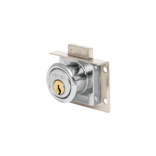 CM-24C Cerradura para mueble, modelo 24, cromo, HERMEX