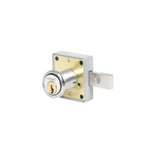 CM-26C Cerradura para mueble, modelo 26, cromo, HERMEX