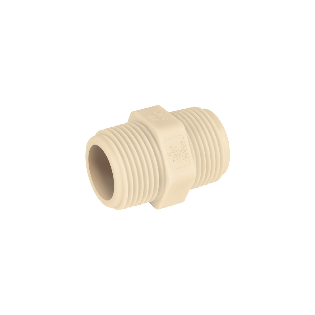 CM-472 Niple corrido 3/4" de polipropileno, FOSET
