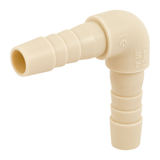 CM-561 Codo 90° inserción de 3/8" de polipropileno, FOSET