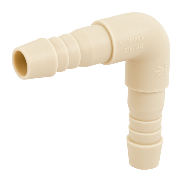 CM-562 Codo 90° inserción de 1/2" de polipropileno, FOSET
