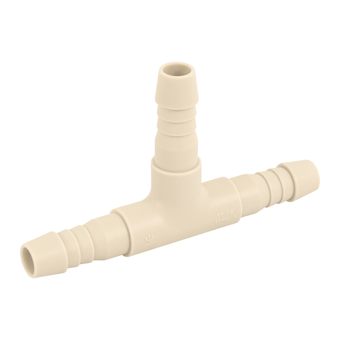 CM-762 Tee inserción 1/2" de polipropileno, FOSET