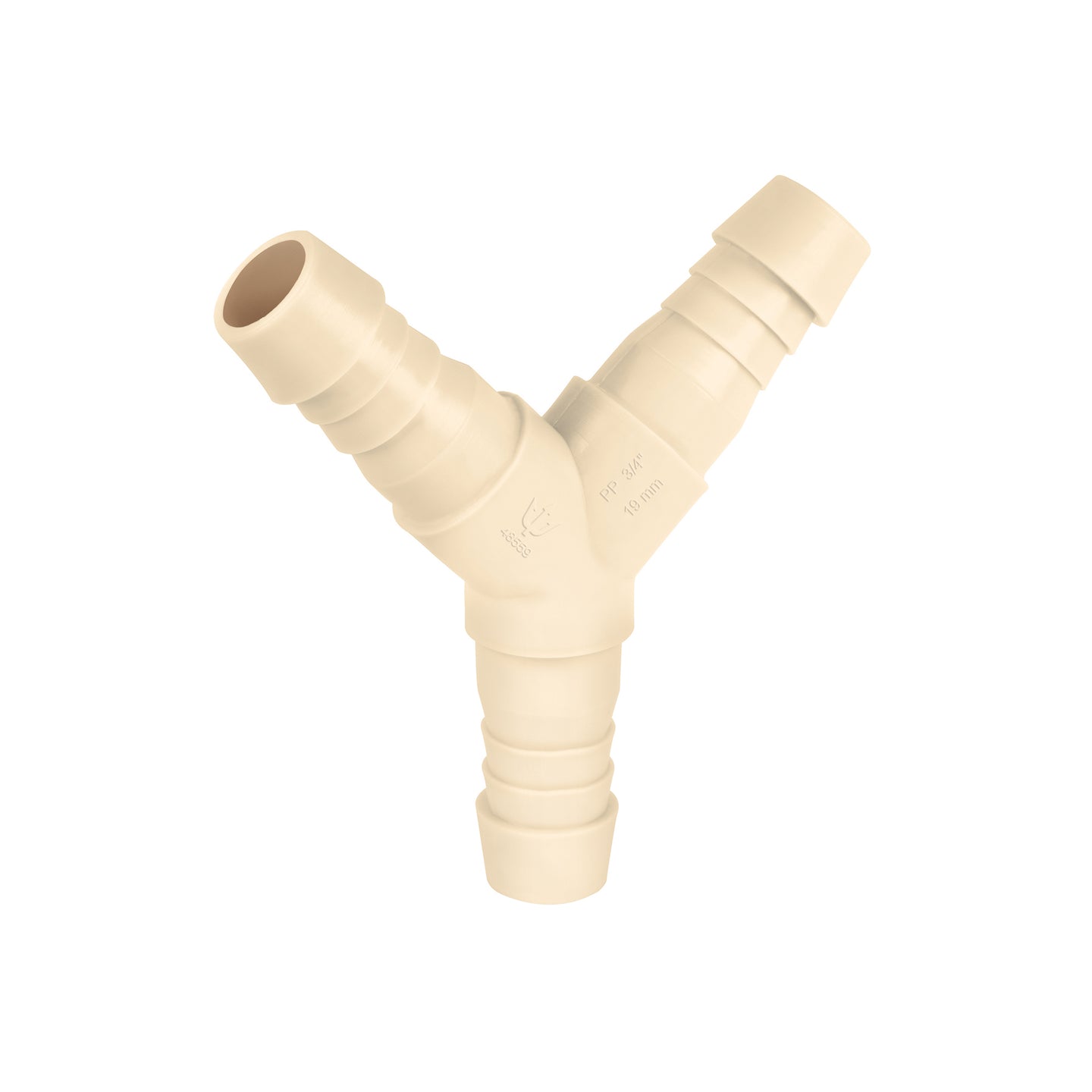 CM-773 Yee inserción 3/4" de polipropileno, FOSET