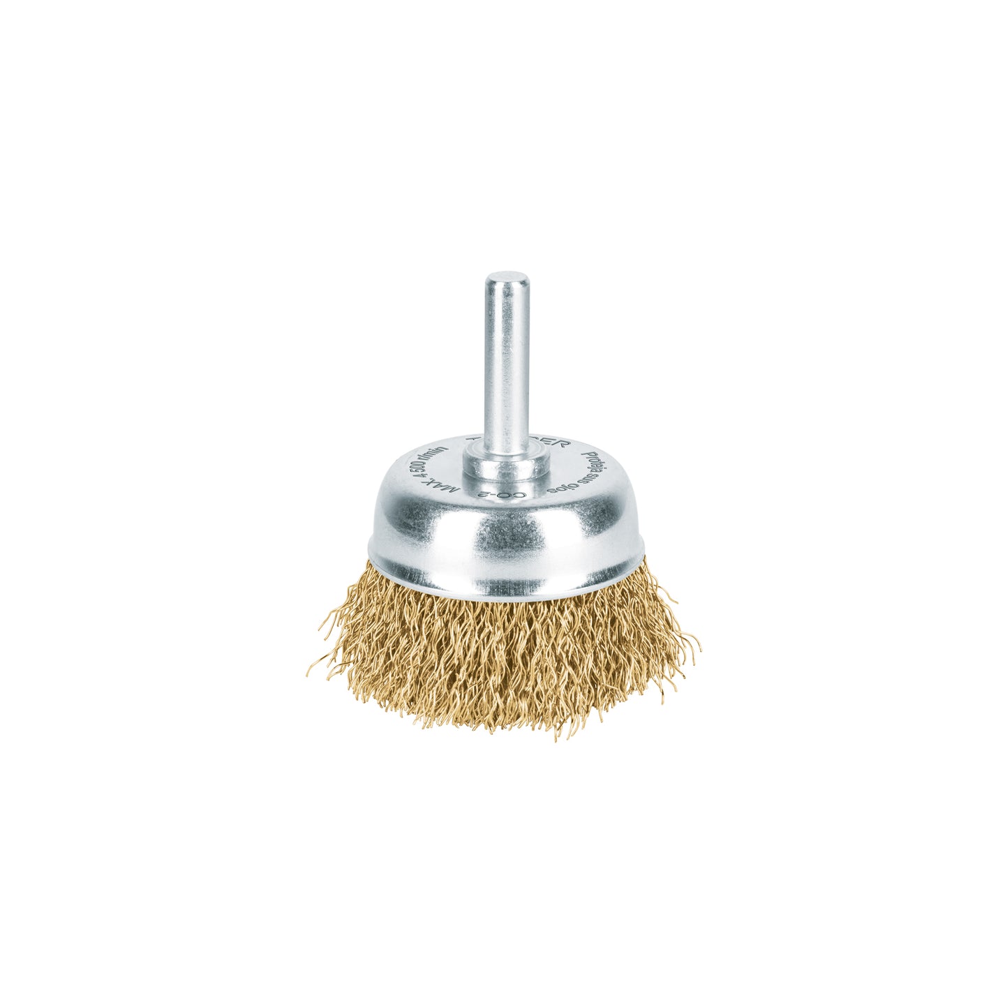 CO-2 Carda de copa 1-3/4" alambre grueso para taladro, TRUPER