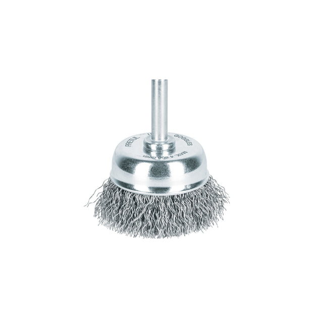 CO-2P Carda de copa 1-3/4" alambre grueso para taladro, Pretul