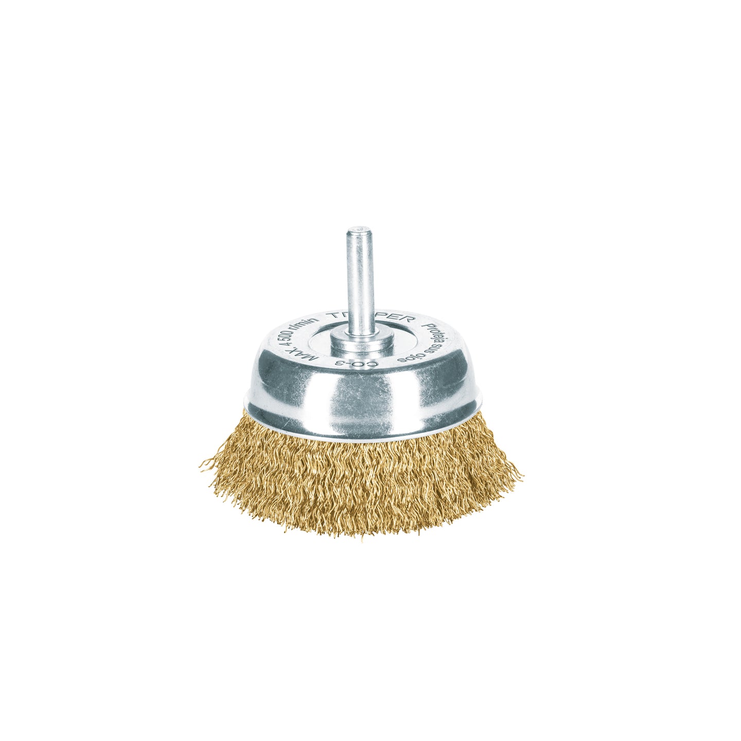 CO-3 Carda de copa 2-3/4" alambre grueso para taladro, TRUPER