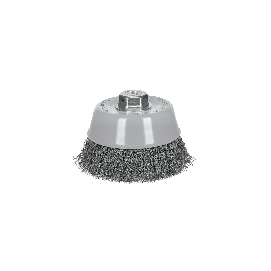 CO-512MR Carda copa 5" alambre ondulado fino, Multi-rosca, Truper