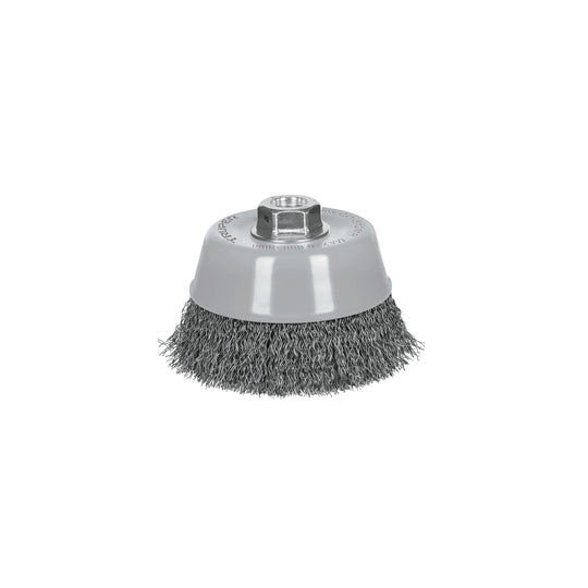 CO-512MR Carda copa 5" alambre ondulado fino, Multi-rosca, Truper