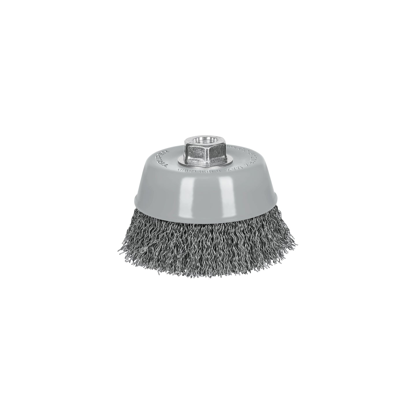 CO-512MRX Carda copa 5" alambre ondulado grueso, Multi-rosca, Truper