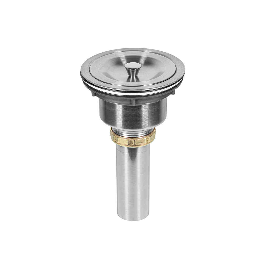 CO-812 Contracanasta 3-1/2" inox, cuerpo profundo,con tapa, RIVIERA
