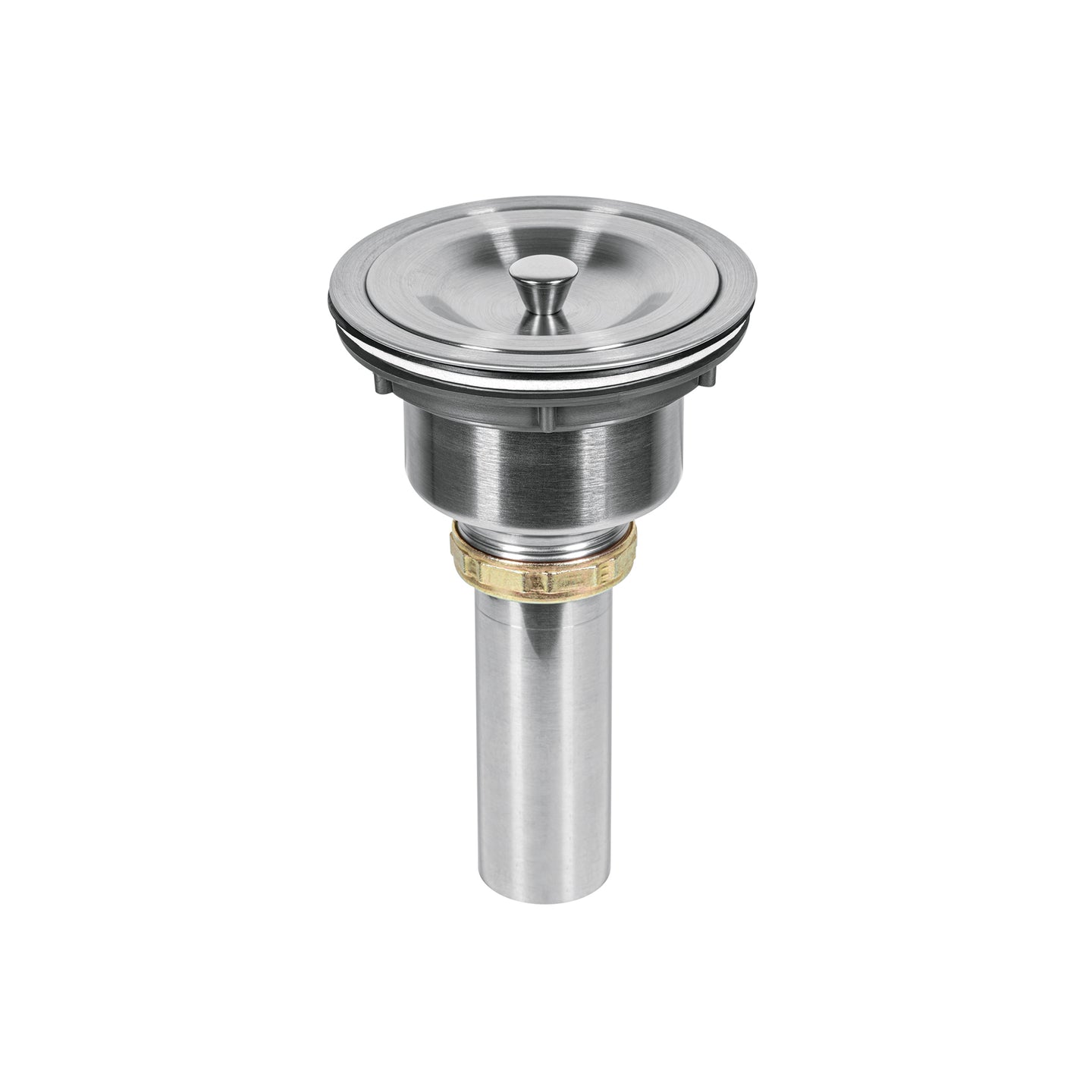 CO-812 Contracanasta 3-1/2" inox, cuerpo profundo,con tapa, RIVIERA