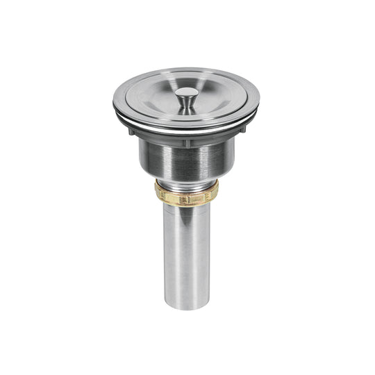 CO-812 Contracanasta 3-1/2" inox, cuerpo profundo,con tapa, RIVIERA