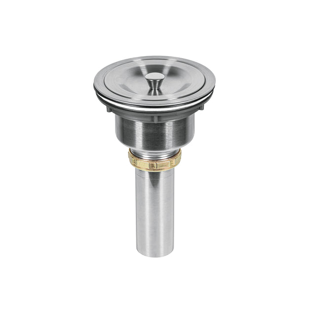 CO-812 Contracanasta 3-1/2" inox, cuerpo profundo,con tapa, RIVIERA