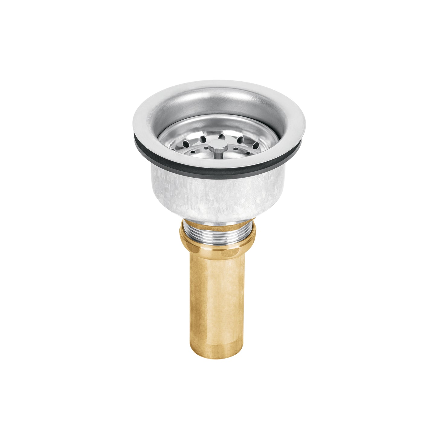 CO-823 Contracanasta 3-1/2" inox, instala-fácil, tubo latón, FOSET