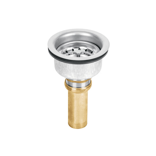 CO-823 Contracanasta 3-1/2" inox, instala-fácil, tubo latón, FOSET