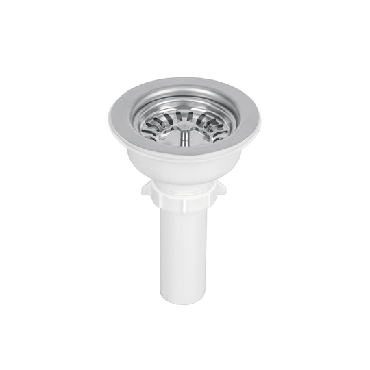 CO-824 Contracanasta 3-1/2" inox, instala-fácil, tubo plást, FOSET