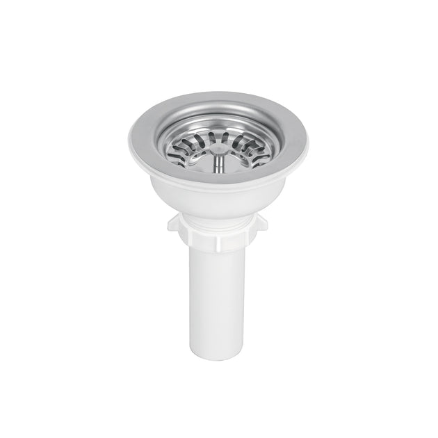 CO-824 Contracanasta 3-1/2" inox, instala-fácil, tubo plást, FOSET