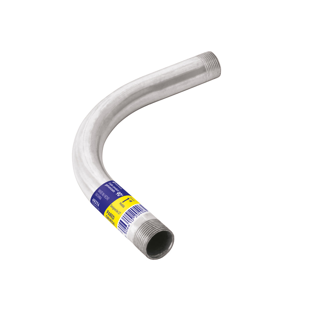 CODCO-1A Codo Conduit 90° 1" pared gruesa (2.2 mm), et. amarilla