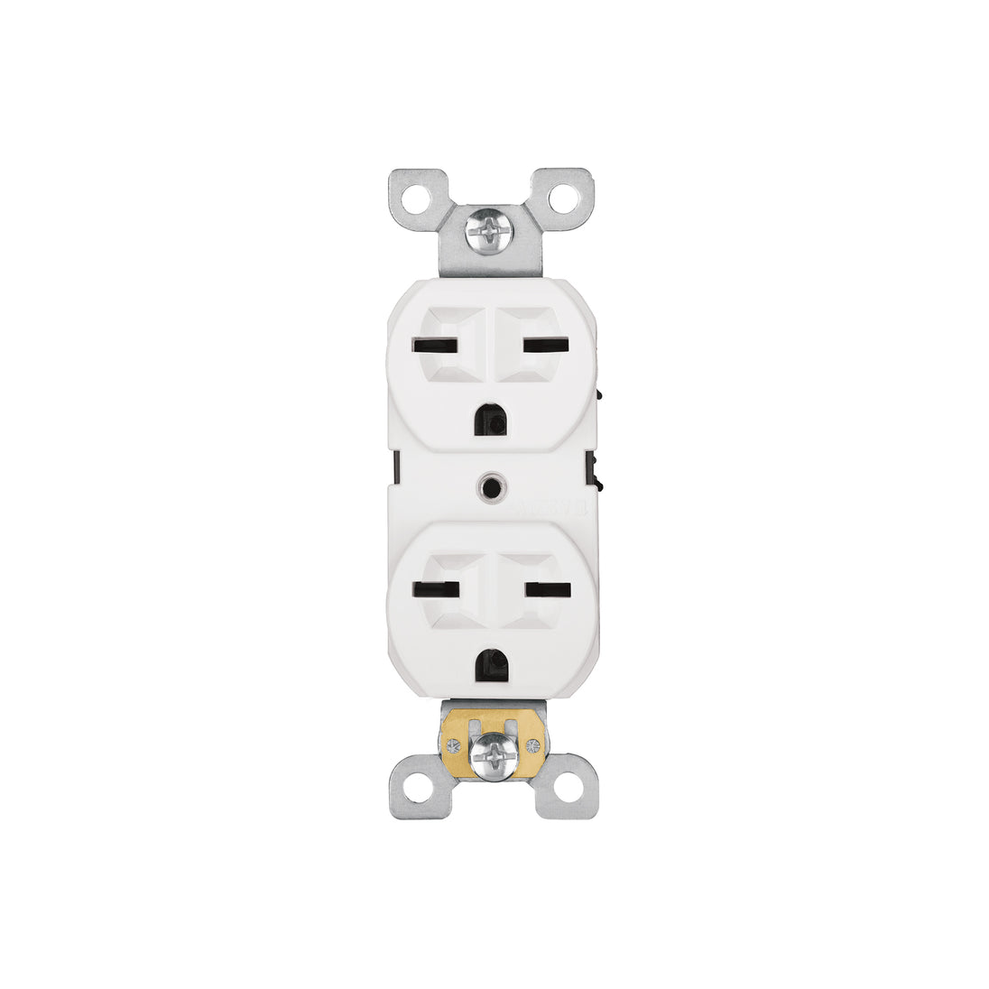 CODO-CHSB Contacto dúplex, cara de chino, Standard, blanco, Volteck