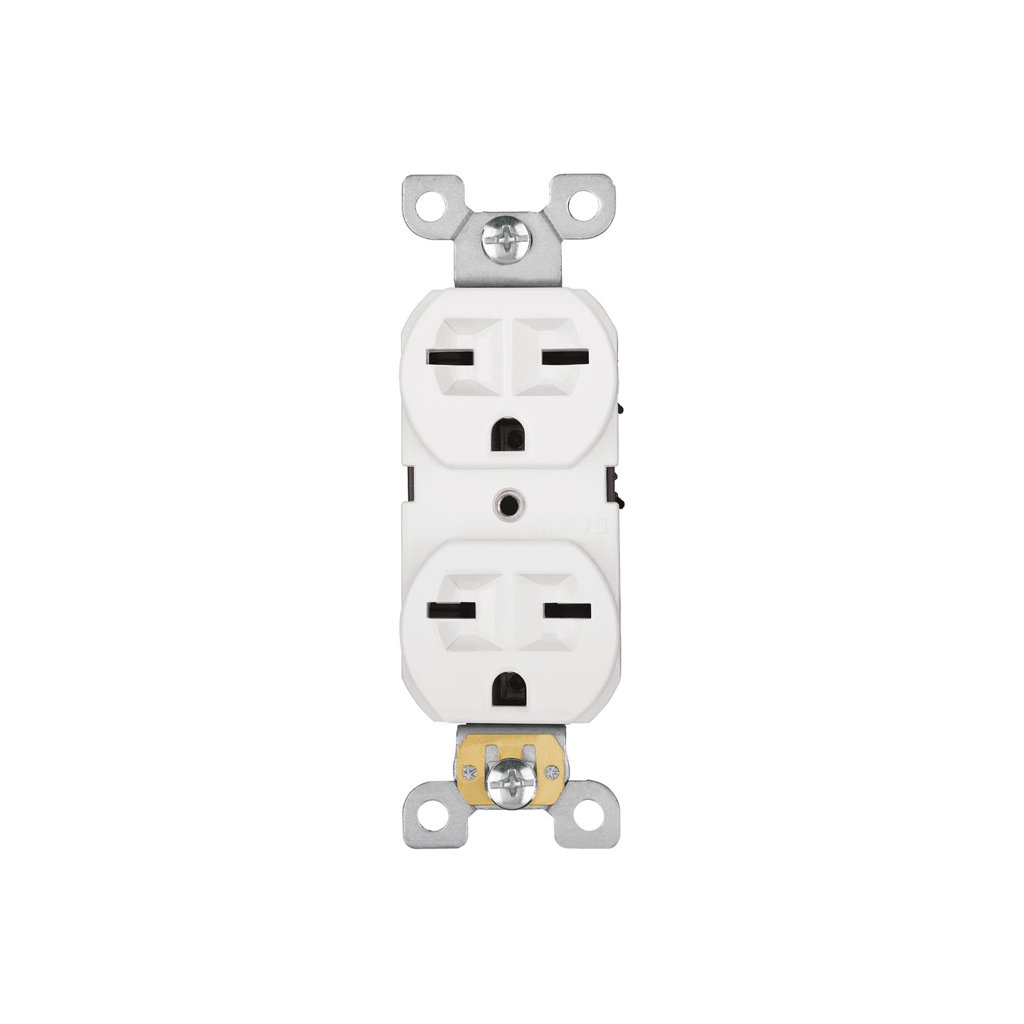 CODO-CHSB Contacto dúplex, cara de chino, Standard, blanco, Volteck