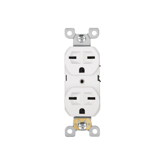 CODO-CHSB Contacto dúplex, cara de chino, Standard, blanco, Volteck