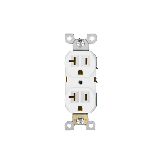 CODO-MSB Contacto dúplex, 2 polos 3 hilos, 20 A, Standard, blanco