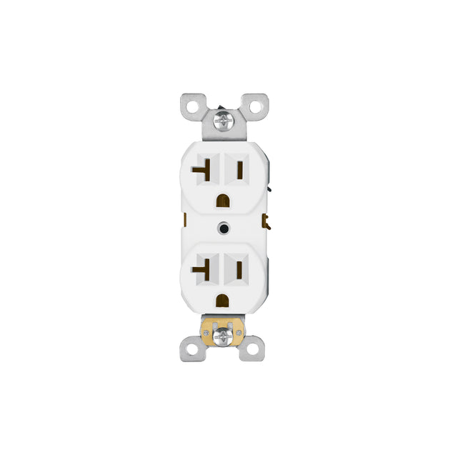 CODO-MSB Contacto dúplex, 2 polos 3 hilos, 20 A, Standard, blanco