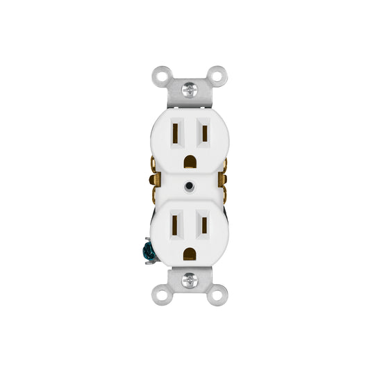 CODO-SGB Contacto dúplex, 2 polos 3 hilos, Standard, granel, blanco