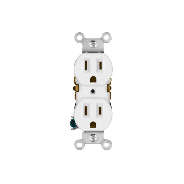 CODO-SGB Contacto dúplex, 2 polos 3 hilos, Standard, granel, blanco
