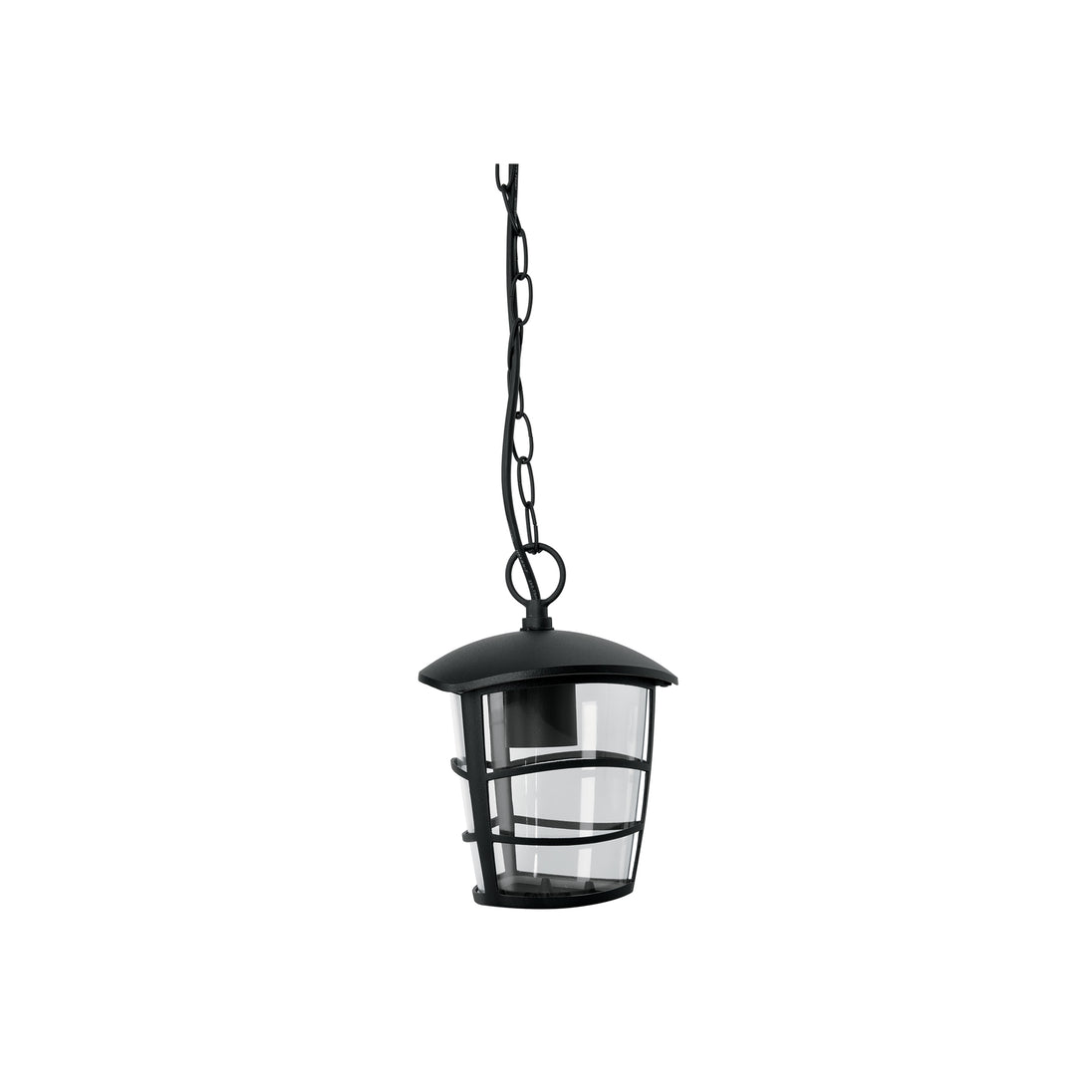 COL-103S Arbotante tipo farol moderno colgante para exteriores, negro