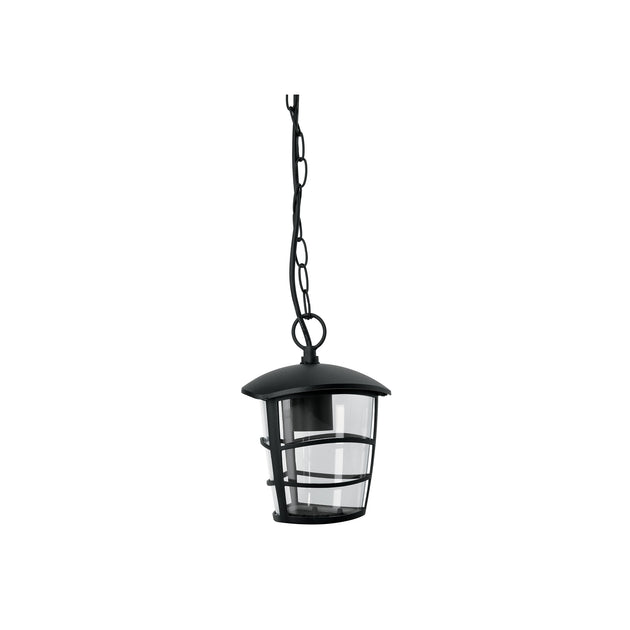 COL-103S Arbotante tipo farol moderno colgante para exteriores, negro