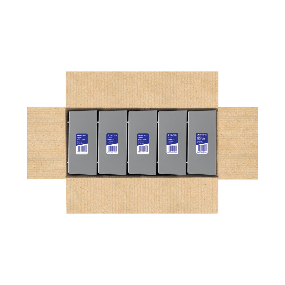 Conector FS aluminio 3x1" NPT Volteck COLET-1-F3
