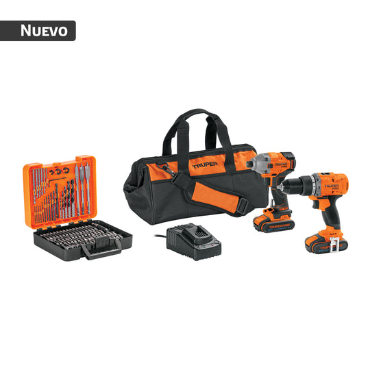 COMBO-20A2 Combo rotomartillo/dest + dest/impacto, 20V, TRUPER PRO