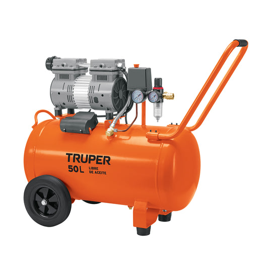 COMP-50Q Compresor de aire, silencioso libre de aceite, 50 L, 2 HP