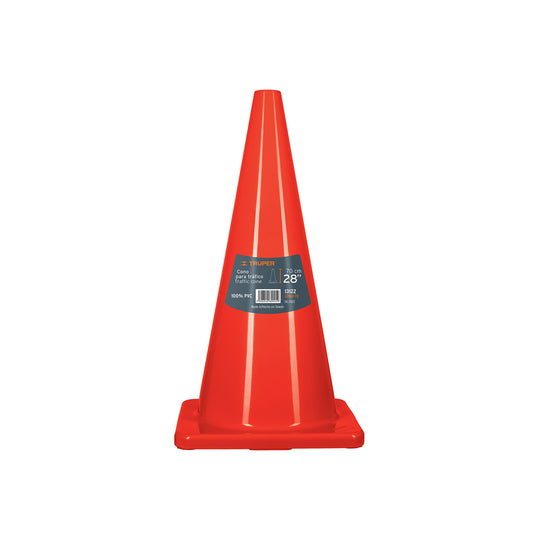 CONO-70 Cono de precaución de 70 cm de PVC, Truper