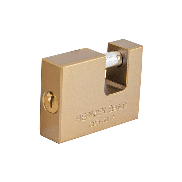 COR-50HP Candado antipalanca 50 mm cuerpo de hierro, HERMEX BASIC