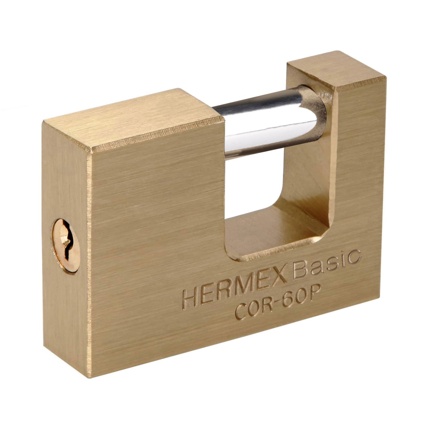 COR-60P Candado antipalanca 60 mm cuerpo de latón, HERMEX BASIC