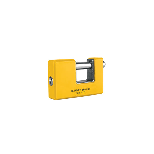 COR-75ZP Candado antipalanca 75 mm cuerpo metálico, HERMEX BASIC