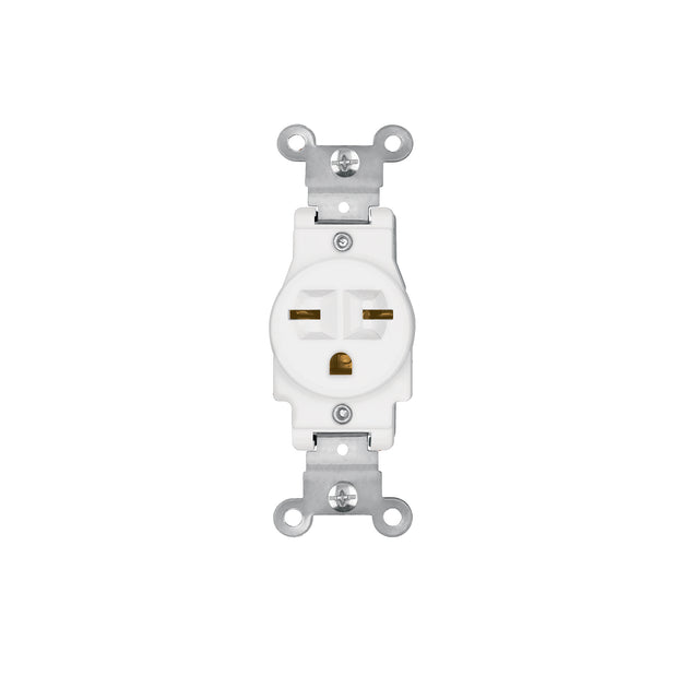 COSE-CHSB Contacto sencillo, cara de chino, Standard, blanco, Volteck