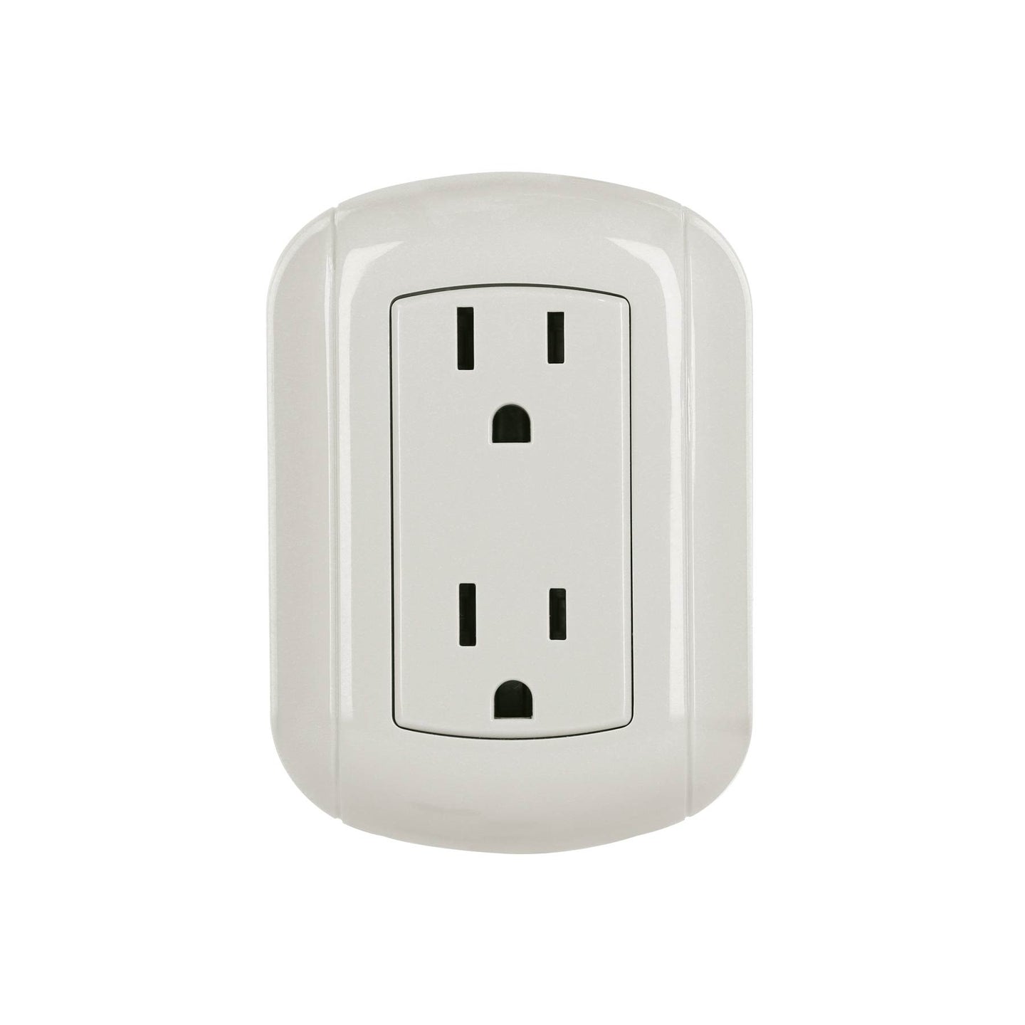 COSO-DA-2 Contacto de sobreponer dúplex 2 polos+ tierra, ABS, VOLTECK
